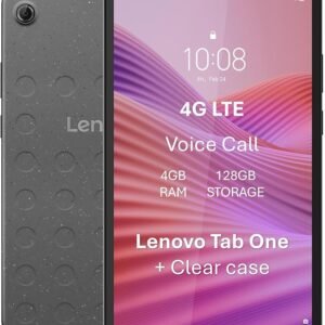 Lenovo Tab One 4G LTE with Clear Case